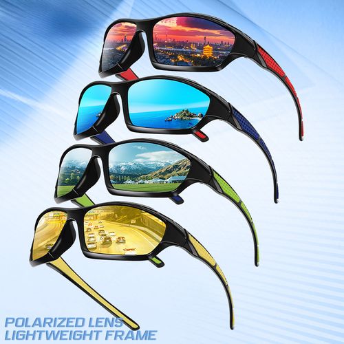 Men's Outdoor Sports Sunglasses with Anti-glare Polarized Lens