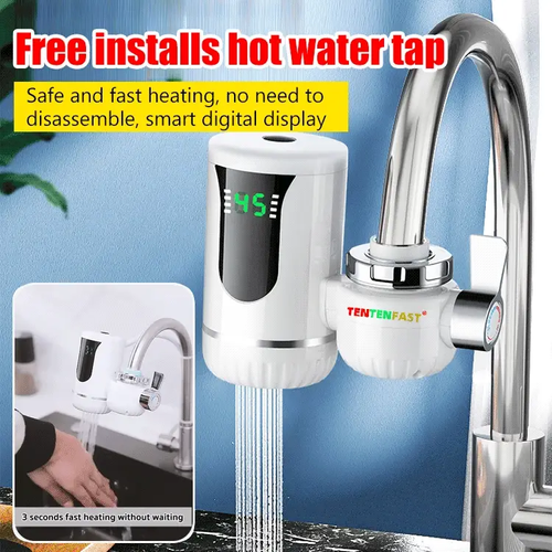 No installation required for hot water faucets