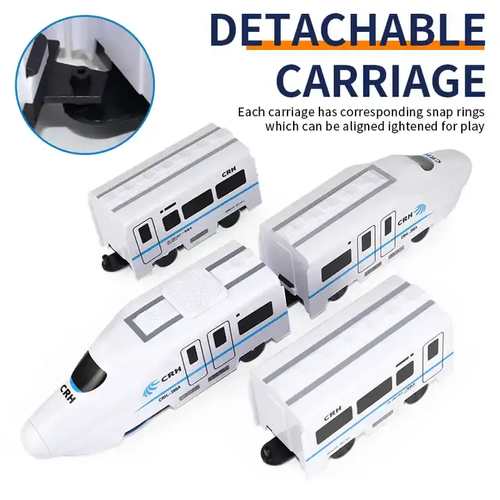 🔥Electric Universal Simulation High Speed Railway Harmony Train Toy