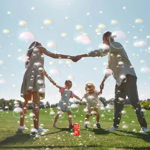 Portable Firework Bubble Machine