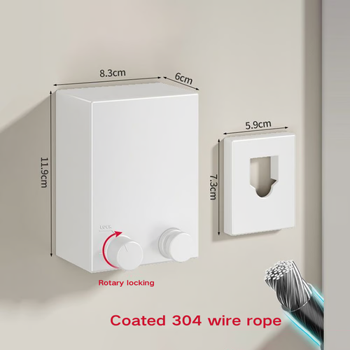 Invisible Retractable Clothesline