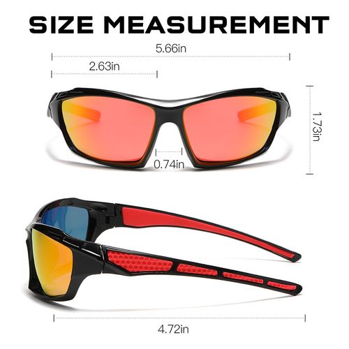 Men's Outdoor Sports Sunglasses with Anti-glare Polarized Lens
