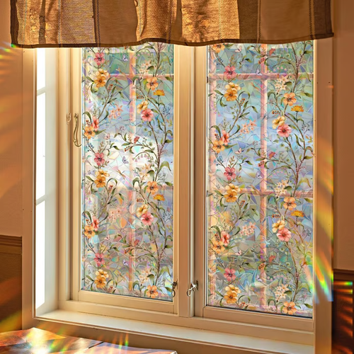 💥Spring Hot SaleFloral - Pattern Window Sticker