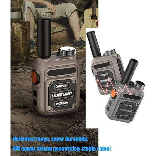 Waterproof and shockproof walkie-talkie