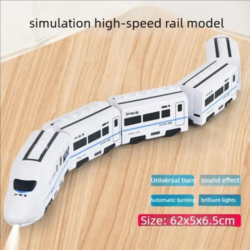 🔥Electric Universal Simulation High Speed Railway Harmony Train Toy