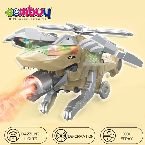LED Transforming Dinosaur Helicopter Toy