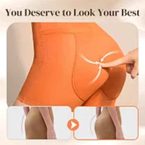 Latex fake buttocks square angle underwear