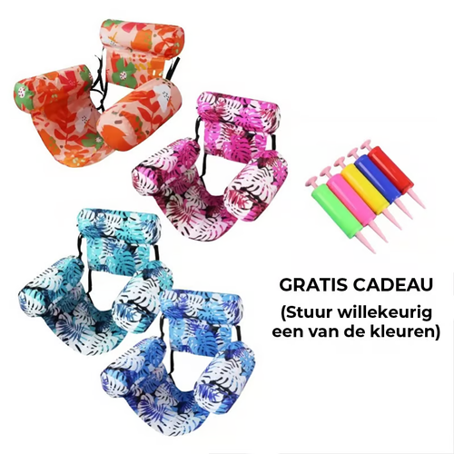 Opblaasbare zwembadstoelen