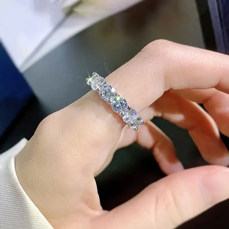 Full Star River Ring, Handmade with 266