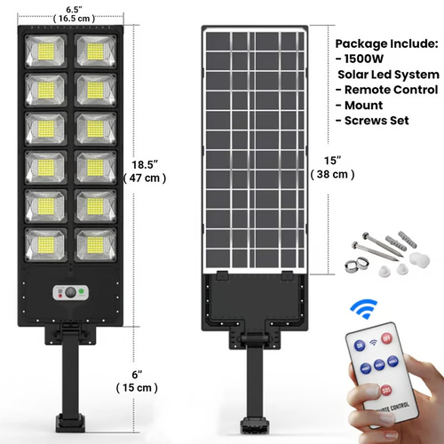 ⏰1500W Solar Led Light System