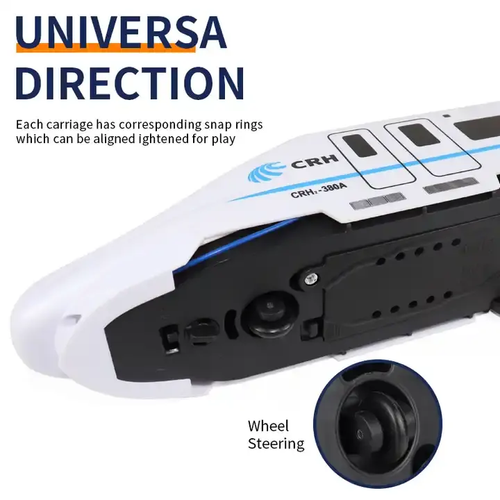🔥Electric Universal Simulation High Speed Railway Harmony Train Toy