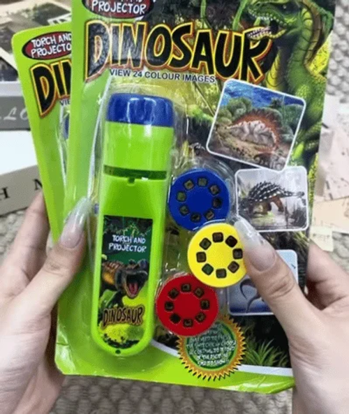 Dinosaur projection flashlight, night light science toy, Christmas gift