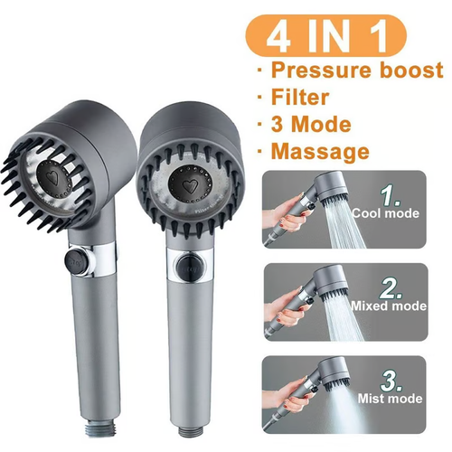 German massage multifunctional one-button adjustment shower head