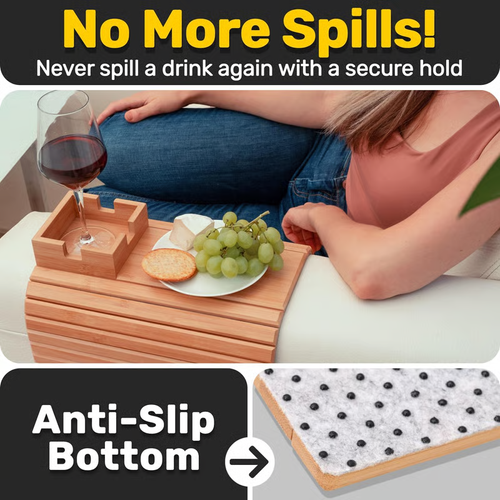 Bamboo Couch Cup Holder Your Sofas Best Friend