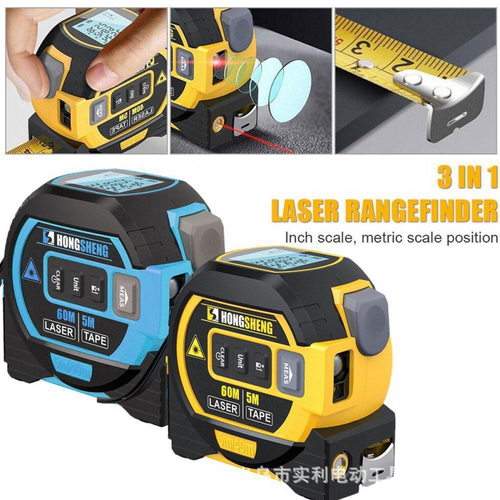 3 in 1 Infrared Laser Tape Measuring Instrument