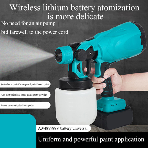Wireless electronic paint sprayer
