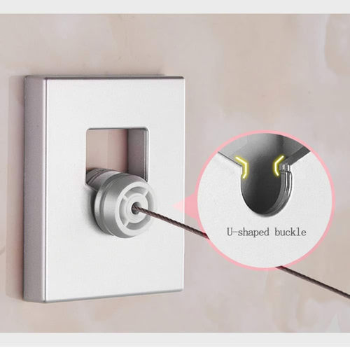 Invisible Retractable Clothesline