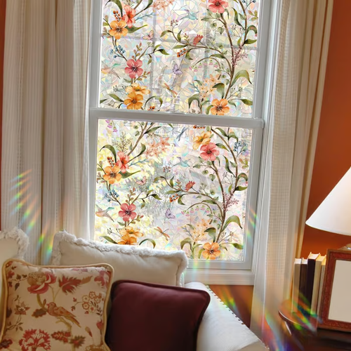 💥Spring Hot SaleFloral - Pattern Window Sticker