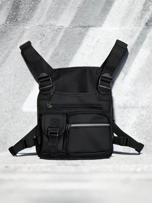 Adjustable, Multi-functional Tactical Chest Pack with Zipper