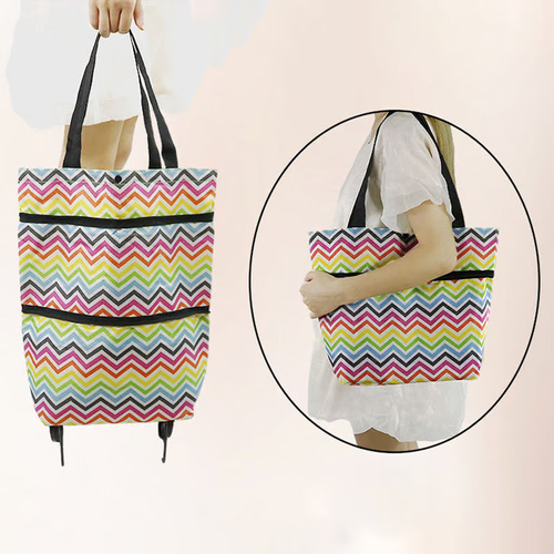 Shopping Bag Folding Green Bag