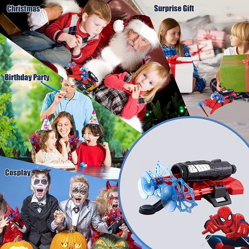 Spider web shooter toy