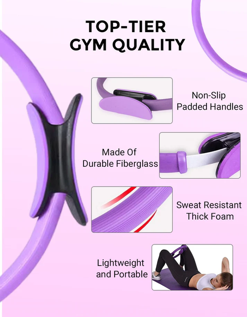 Pilates wheel fitness equipment