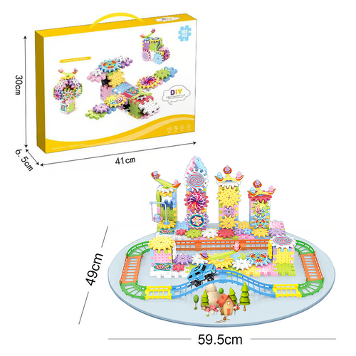Children's Assembled Electric Gear Building Blocks