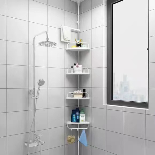 Bathroom Storage Shelf - No Drilling Required