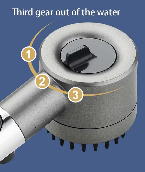 German massage multifunctional one-button adjustment shower head