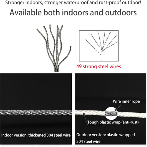 Invisible Retractable Clothesline