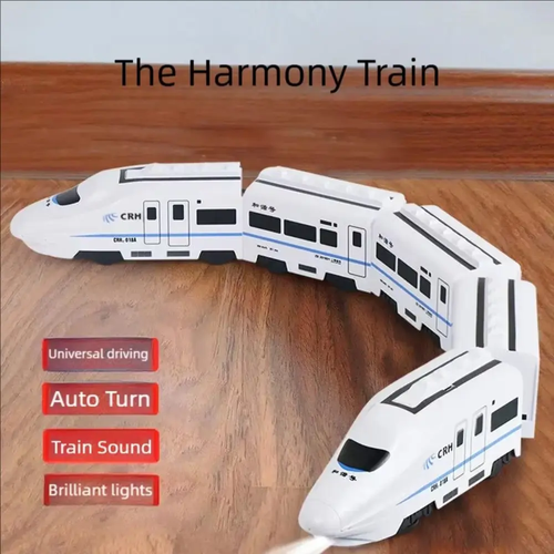 🔥Electric Universal Simulation High Speed Railway Harmony Train Toy