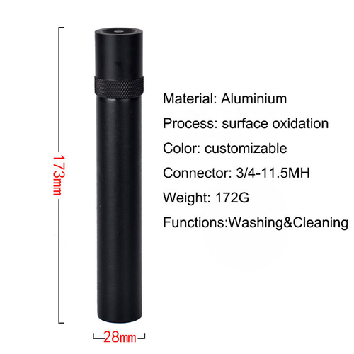 Metal long rod spray nozzle