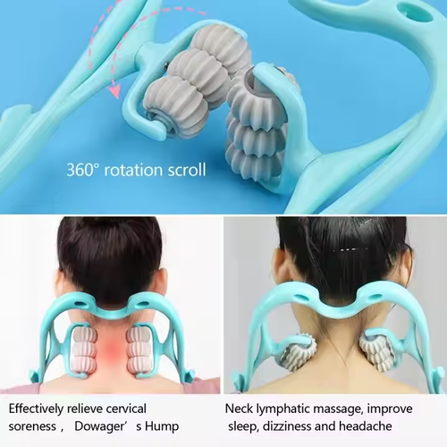 6 Wheel Pressure Point Neck Massager
