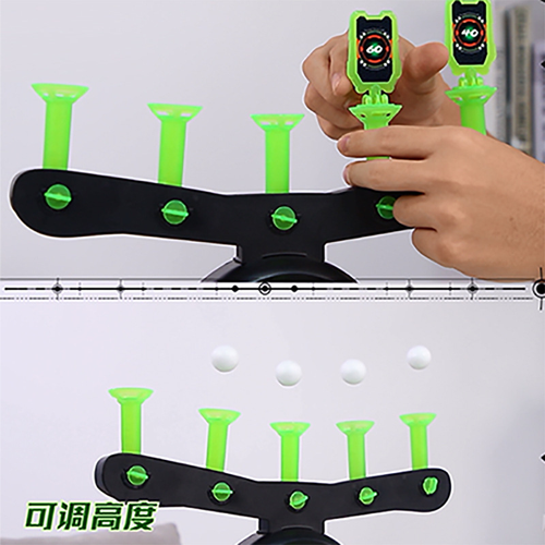 Glow-in-the-Dark Shooting Target Practice Kids Shooting Toy Gun Set
