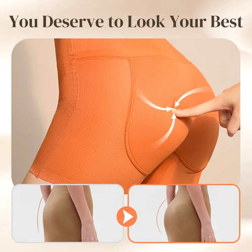 Latex fake buttocks square angle underwear