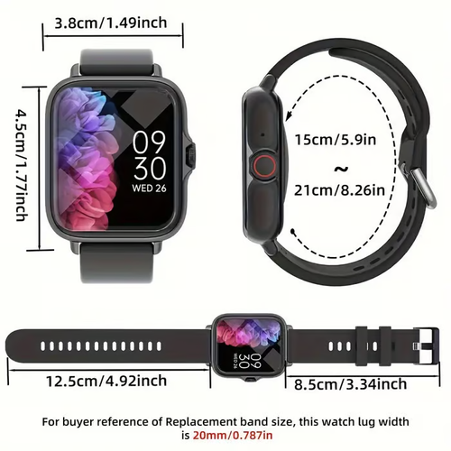 🔥All day Fitness Monitoring Bluetooth fashion smart watch⌚
