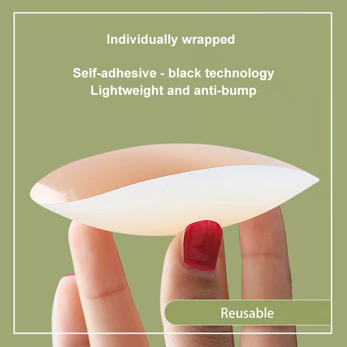 Invisible solid non-adhesive latex patches thin style