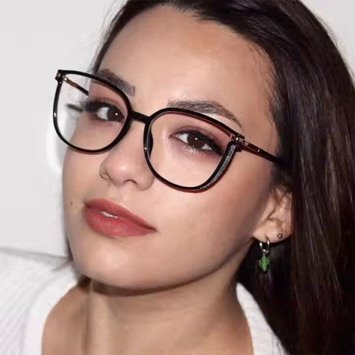 Optical Glasses Fashionable and Versatile Anti Blue Light Glasses Frame for Women
