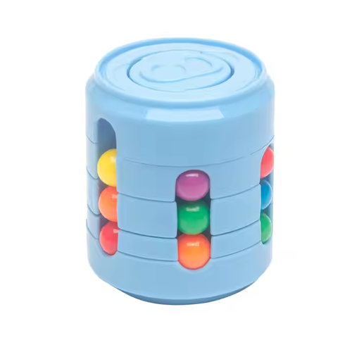 Magic Bean Spin Brain Teaser Finger Puzzle Toy Handheld Spinner Stress Anxiety Relief Ball Game for Adults and Kids