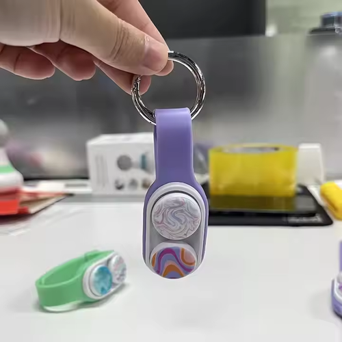 Fidget Hand Spinner Series Elastic Toys Colorful Stress Relief Toys Adult Fidget Toys