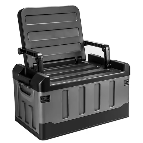 Fishing, Storage Containers Car Trunk Organizer Camping Box Folding Storage Box Chair