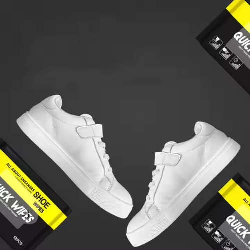 Disposable Non-Woven Shoe Wipes Sports Shoe Cleaner Wipes, 30 Pieces