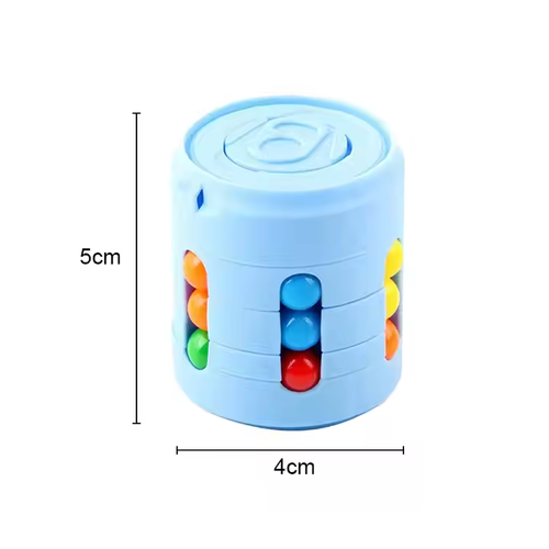 Magic Bean Spin Brain Teaser Finger Puzzle Toy Handheld Spinner Stress Anxiety Relief Ball Game for Adults and Kids