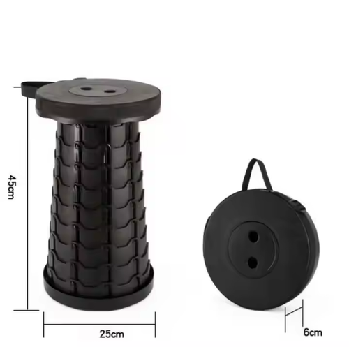 Telescopic folding stool outdoor folding stool travel portable stool plastic stool adjustable telescopic stool