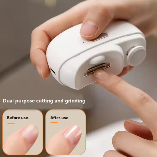 2 in 1 electric nail clippers tyep-c children's nail clippers rechargeable