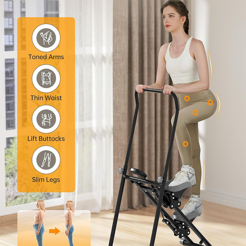 Multifunctional household stair climbing machine stair machine stepper foldable fitness equipment