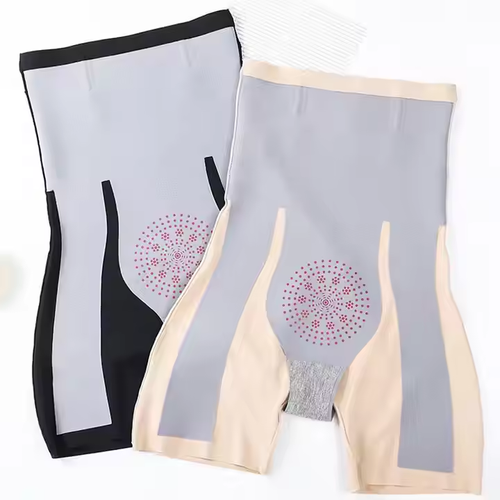 5D magic floating pants nylon high quality high waist hip lifting abdomen pants waist shaping seamless three-point leggings