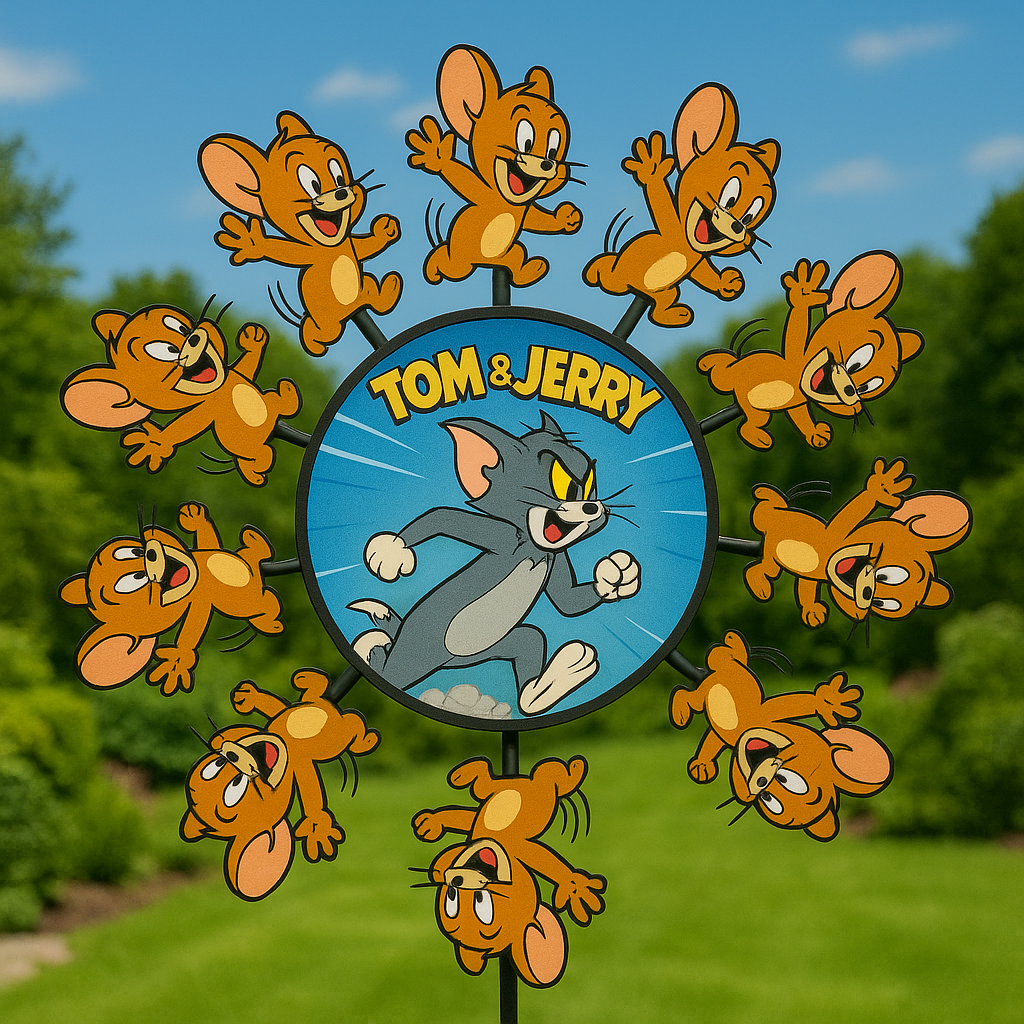 Tom & Jerry Garden Wind Spinner