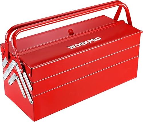 Metal tool Box Storage Box 3-Layer 5-Tra