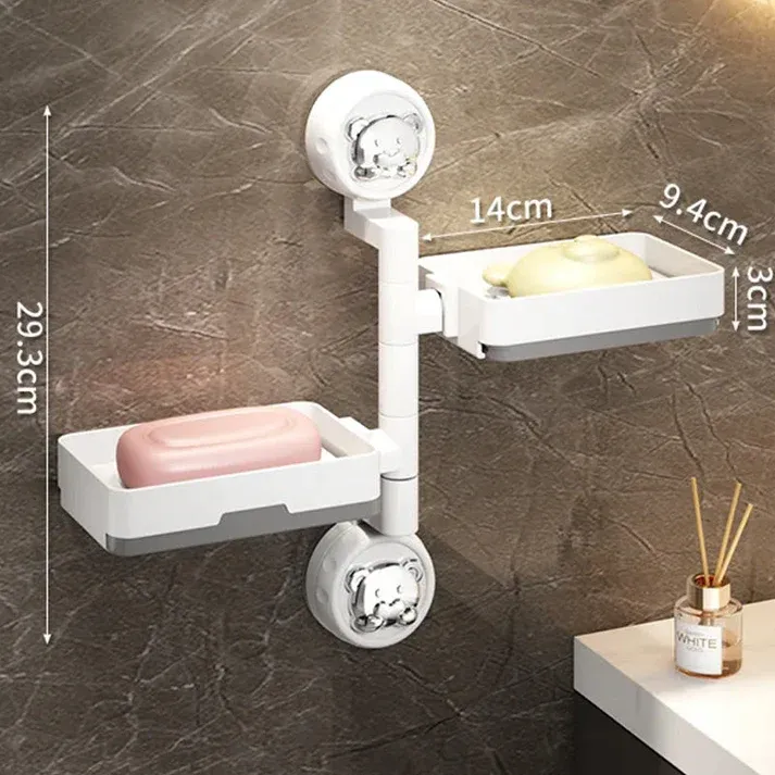 🔥Detachable Suction Cup Soap Holder Dish